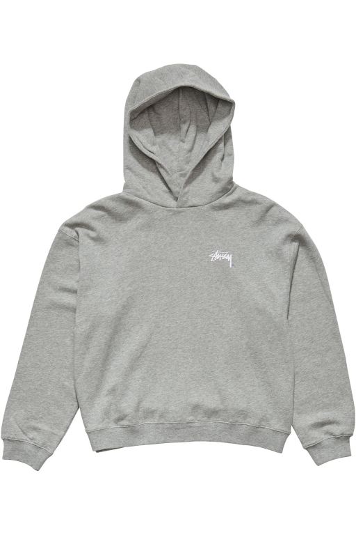 Stussy Womens Player Fleece Hood Leisure Sets Grey - DNPIU8726